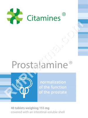 PROSTALAMIN®, (Prostate bioregulator) 155 mg/tab, 40 tabs